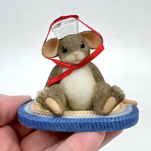 Charming Tails Fitz & Floyd Item 89/103 Take Two Aspirin Mouse Figurine with Box